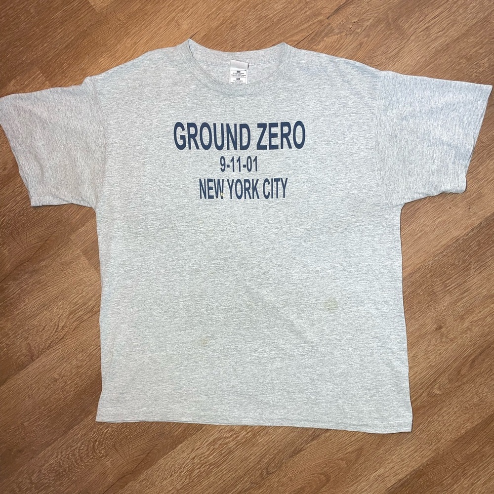 VTG Y2K Ground Zero NYC T-Shirt Sz Xl